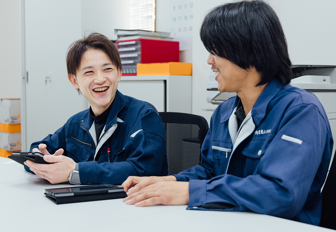 20代～50代まで世代間ギャップなし<br />
自分らしく居られる職場が心地いい。